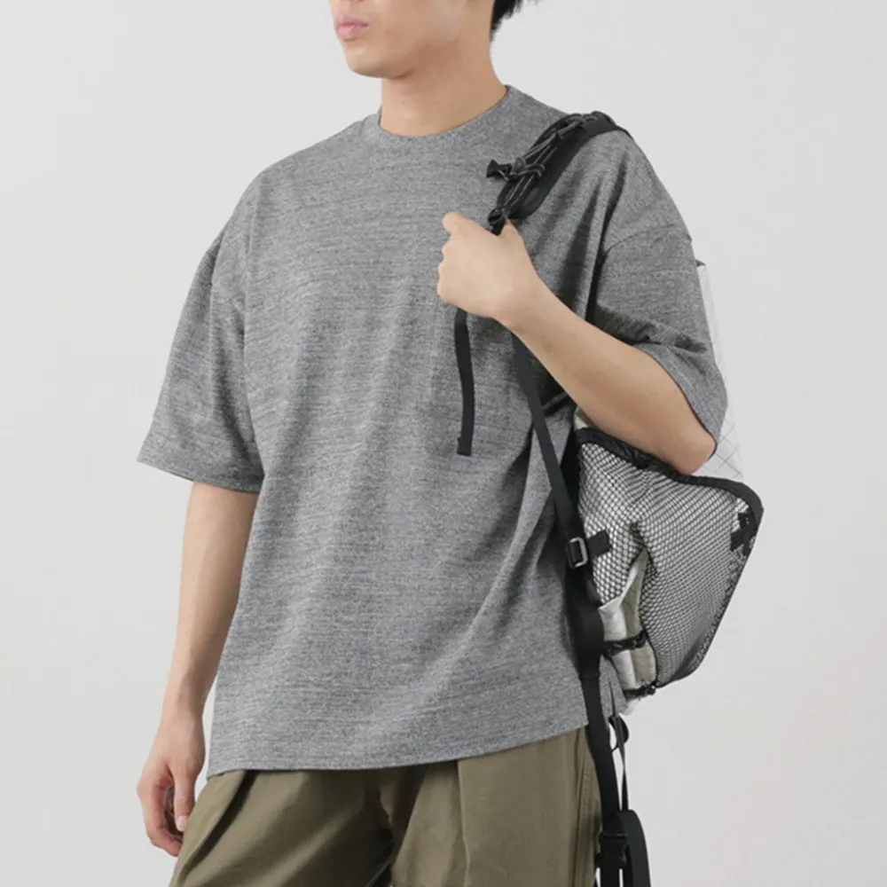 GOHEMP T-Shirts^/ Wide slit T-shirt Heather