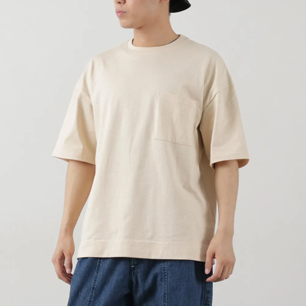 GOHEMP T-Shirts^/ Wide slit T-shirt Heather