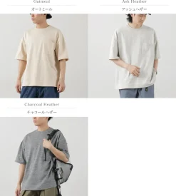 GOHEMP T-Shirts^/ Wide slit T-shirt Heather