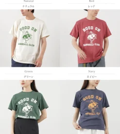 GOOD ON T-Shirts^/ Baseball Club Short Sleeve T-Shirt