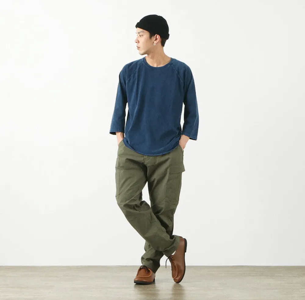 GOOD ON T-Shirts^/ Baseball T-Shirt Raglan / Shave indigo