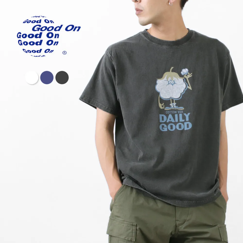 GOOD ON T-Shirts^/ Cotton Monster Short Sleeve T-Shirt
