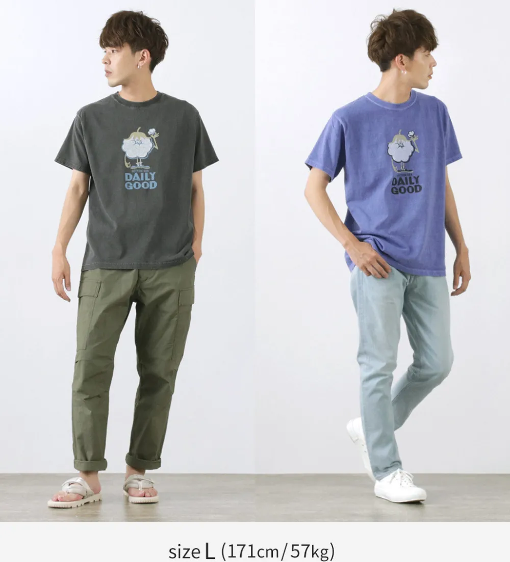 GOOD ON T-Shirts^/ Cotton Monster Short Sleeve T-Shirt