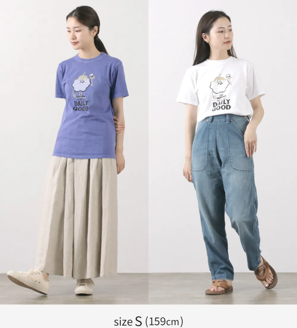 GOOD ON T-Shirts^/ Cotton Monster Short Sleeve T-Shirt