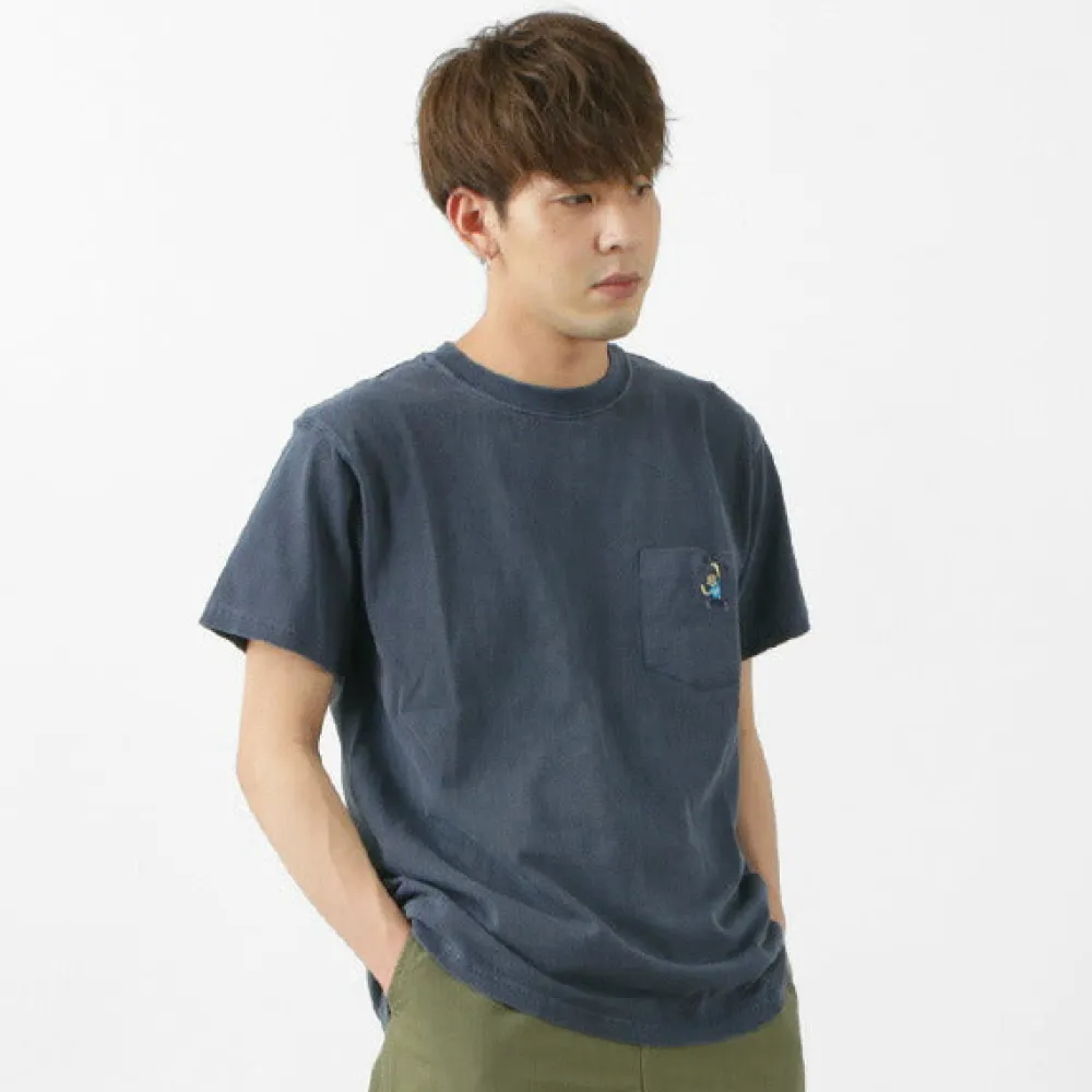 GOOD ON T-Shirts^/ GO BOY Hanging embroidery short sleeve pocket