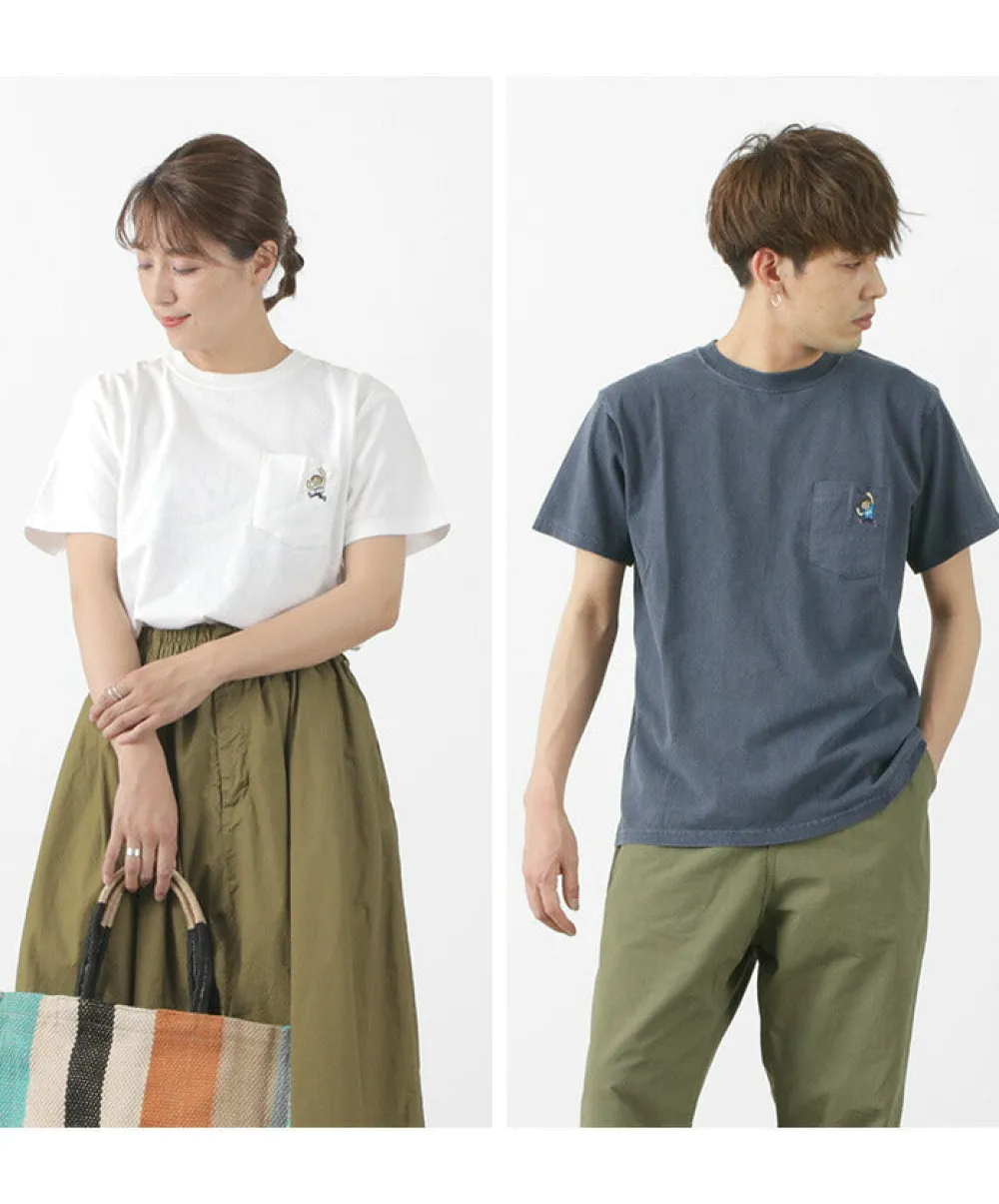 GOOD ON T-Shirts^/ GO BOY Hanging embroidery short sleeve pocket