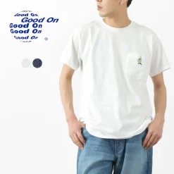 GOOD ON T-Shirts^/ GO BOY Hanging embroidery short sleeve pocket