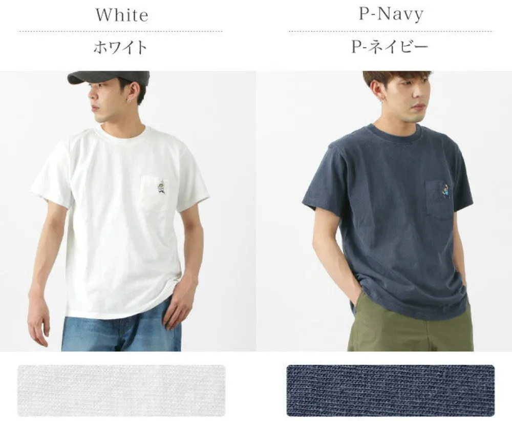 GOOD ON T-Shirts^/ GO BOY Hanging embroidery short sleeve pocket