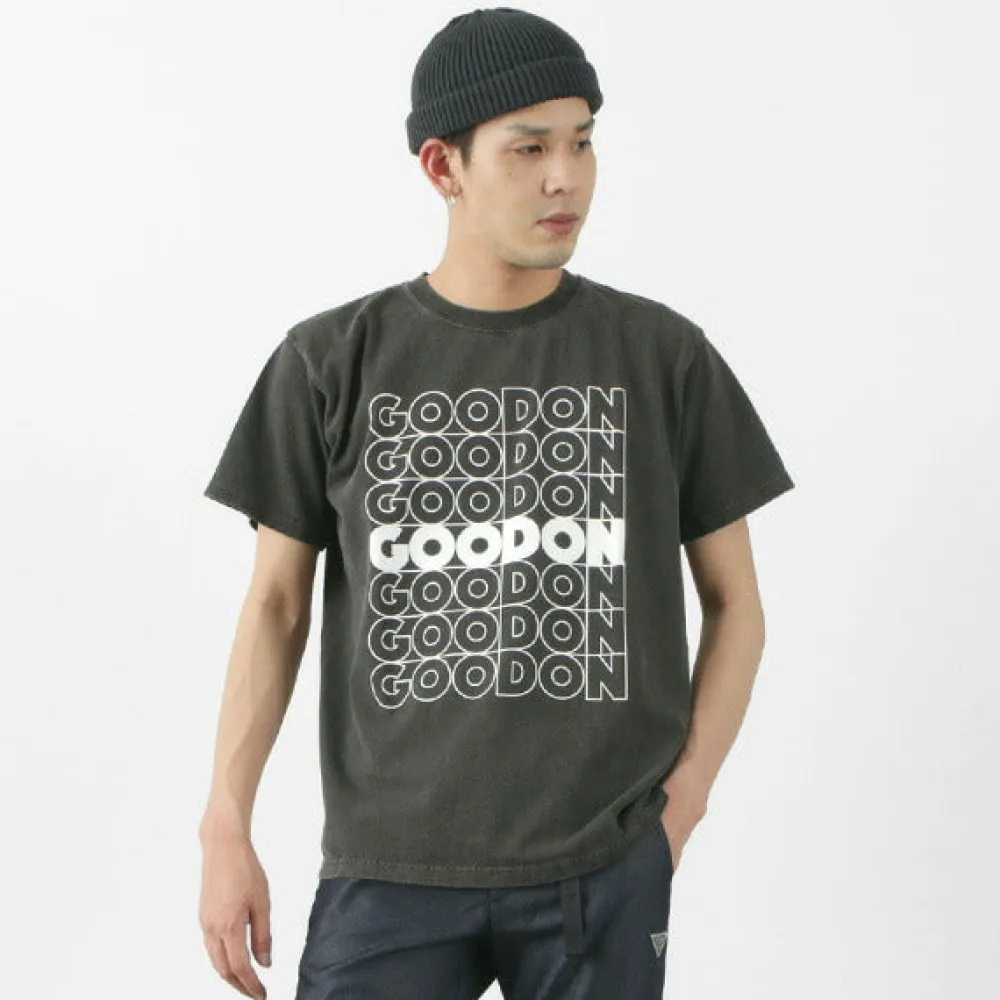 GOOD ON T-Shirts^/ GO SQUARE LOGO short sleeve T-shirt