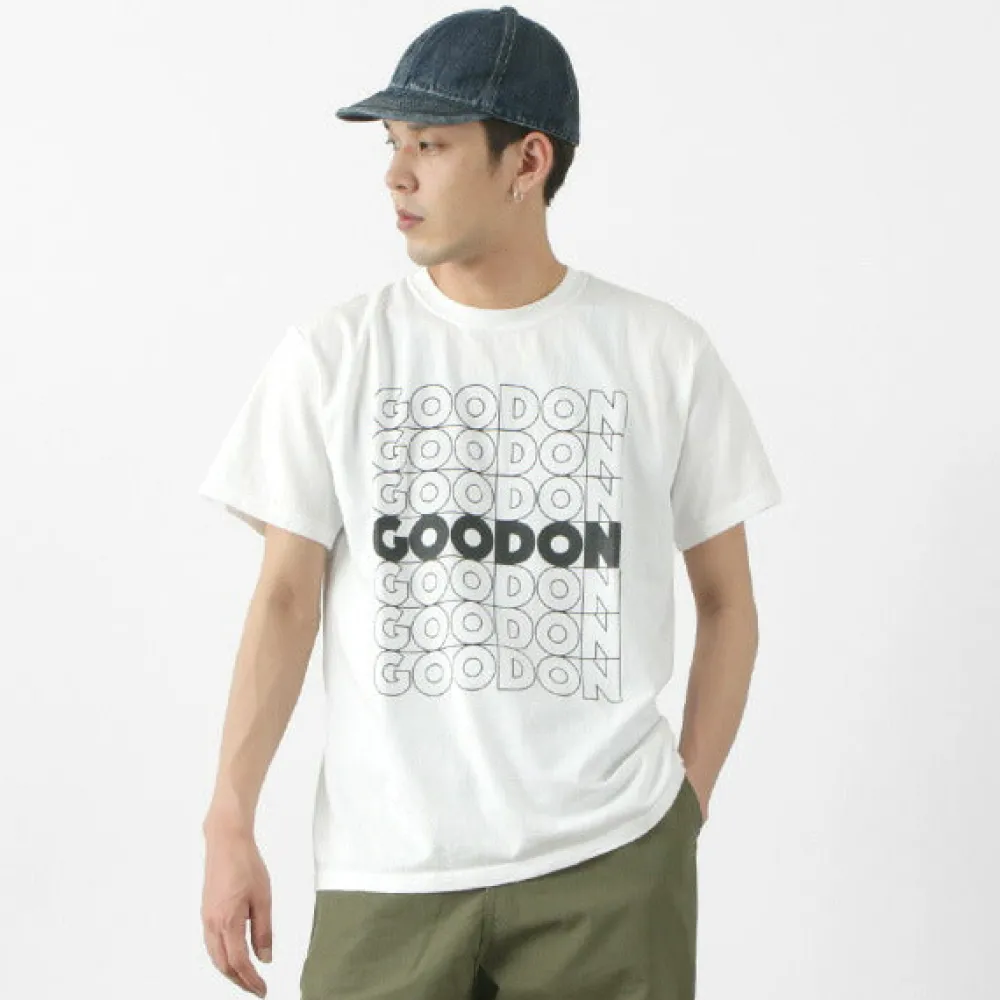GOOD ON T-Shirts^/ GO SQUARE LOGO short sleeve T-shirt