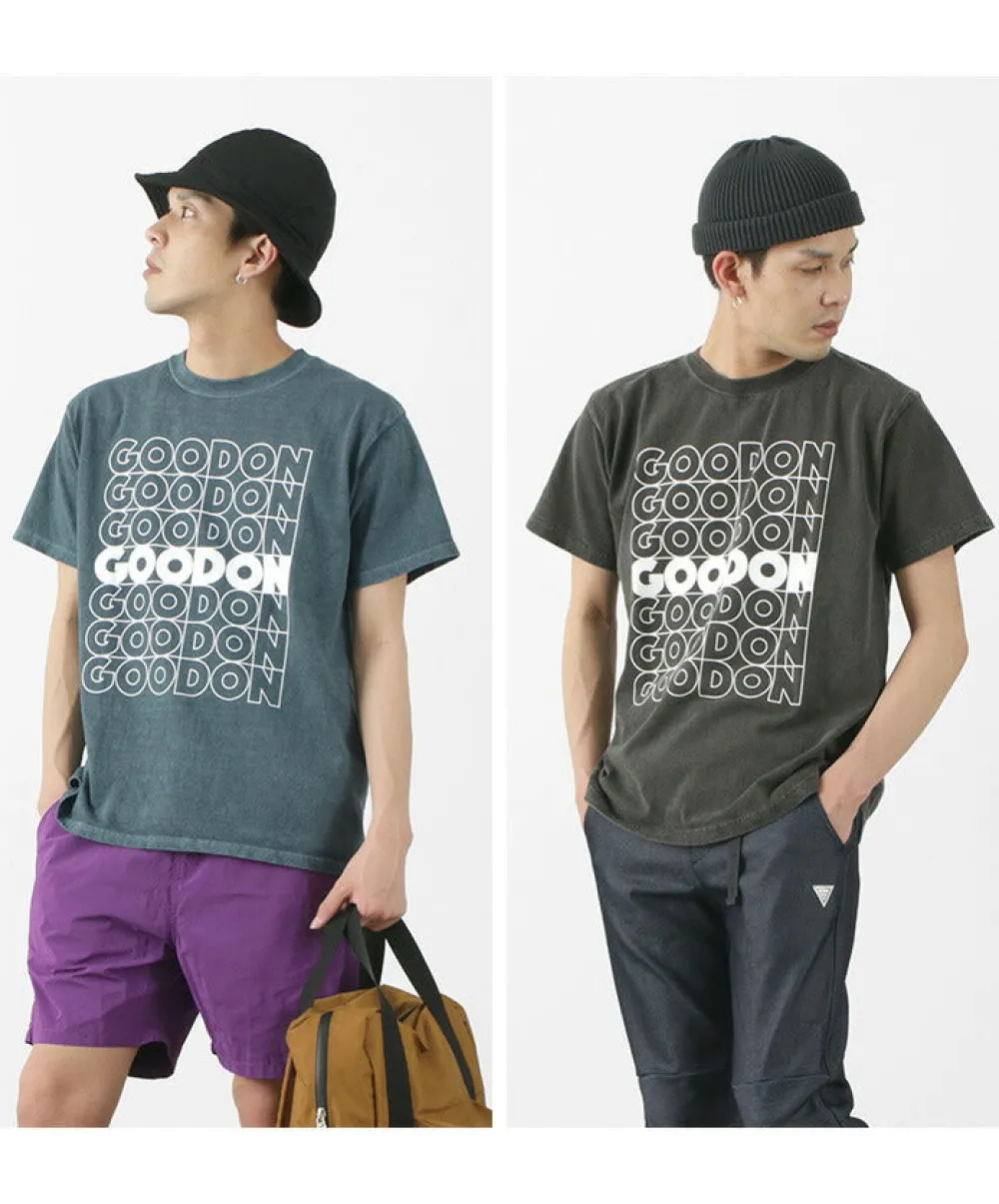 GOOD ON T-Shirts^/ GO SQUARE LOGO short sleeve T-shirt