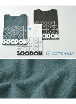 GOOD ON T-Shirts^/ GO SQUARE LOGO short sleeve T-shirt