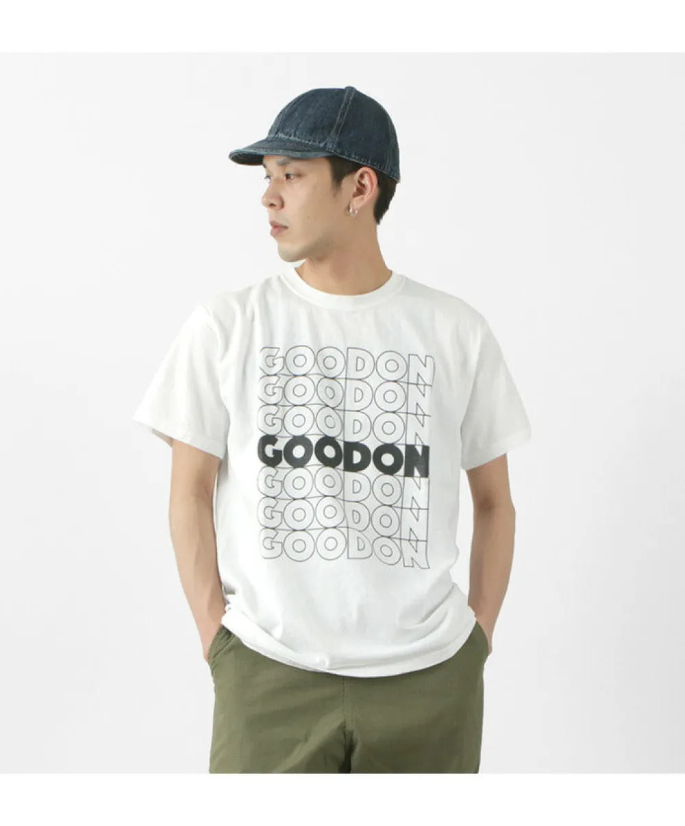 GOOD ON T-Shirts^/ GO SQUARE LOGO short sleeve T-shirt
