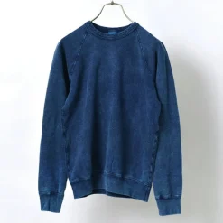 GOOD ON Sweatshirts^/ GOBW101 IS Raglan Crew Sweatshirt indigo