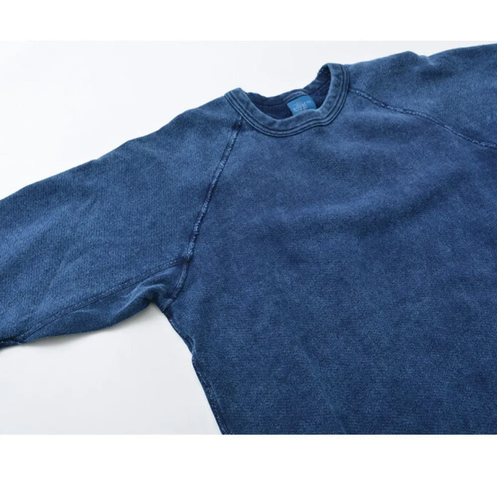 GOOD ON Sweatshirts^/ GOBW101 IS Raglan Crew Sweatshirt indigo