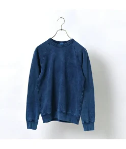 GOOD ON Sweatshirts^/ GOBW101 IS Raglan Crew Sweatshirt indigo