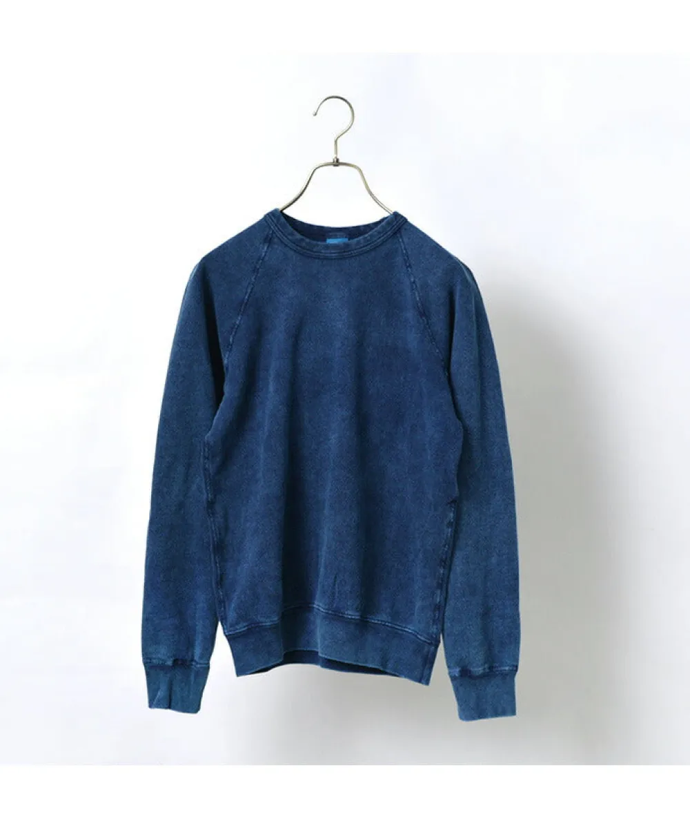GOOD ON Sweatshirts^/ GOBW101 IS Raglan Crew Sweatshirt indigo
