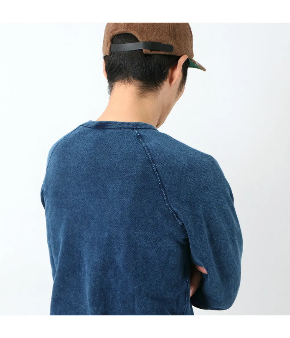 GOOD ON Sweatshirts^/ GOBW101 IS Raglan Crew Sweatshirt indigo