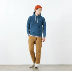 GOOD ON Sweatshirts^/ GOBW1203 IS Raglan Pullover Hooded Sweatshirt indigo