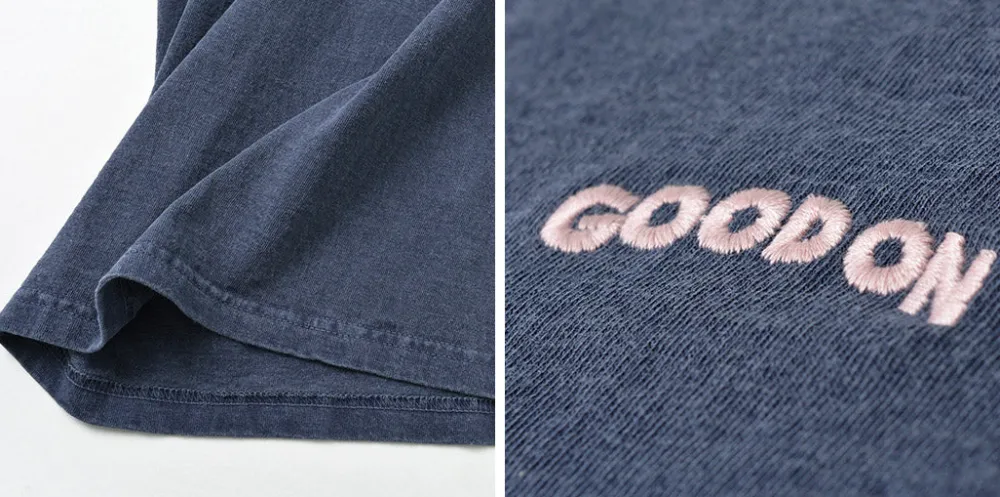 GOOD ON T-Shirts^/ Arch Logo Embroidery T-shirt