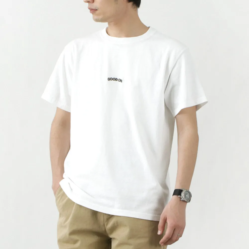 GOOD ON T-Shirts^/ Arch Logo Embroidery T-shirt