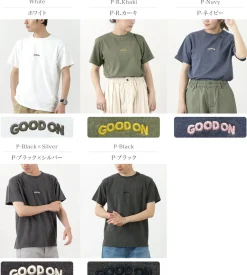 GOOD ON T-Shirts^/ Arch Logo Embroidery T-shirt