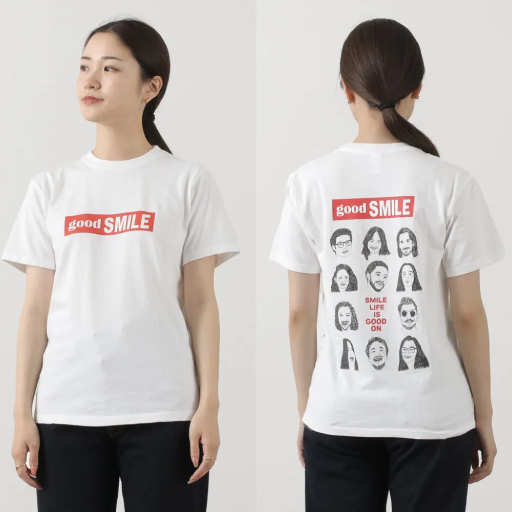 GOOD ON T-Shirts^/ Good Smile T-shirt white