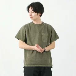 GOOD ON T-Shirts^/ GOST1101 Raglan heavy pocket T-shirt short sleeve