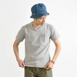 GOOD ON T-Shirts^/ GOST1408 Short sleeve V-neck pocket T-shirt