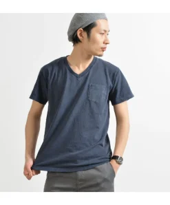 GOOD ON T-Shirts^/ GOST1408 Short sleeve V-neck pocket T-shirt