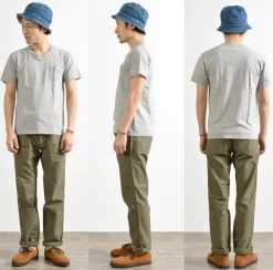 GOOD ON T-Shirts^/ GOST1408 Short sleeve V-neck pocket T-shirt