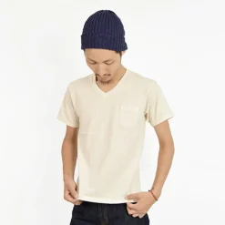 GOOD ON T-Shirts^/ GOST1408 Short sleeve V-neck pocket T-shirt