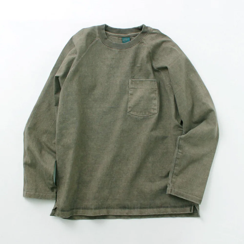 GOOD ON T-Shirts^/ Heavy Raglan Pocket T-Shirt Long Sleeve