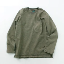 GOOD ON T-Shirts^/ Heavy Raglan Pocket T-Shirt Long Sleeve
