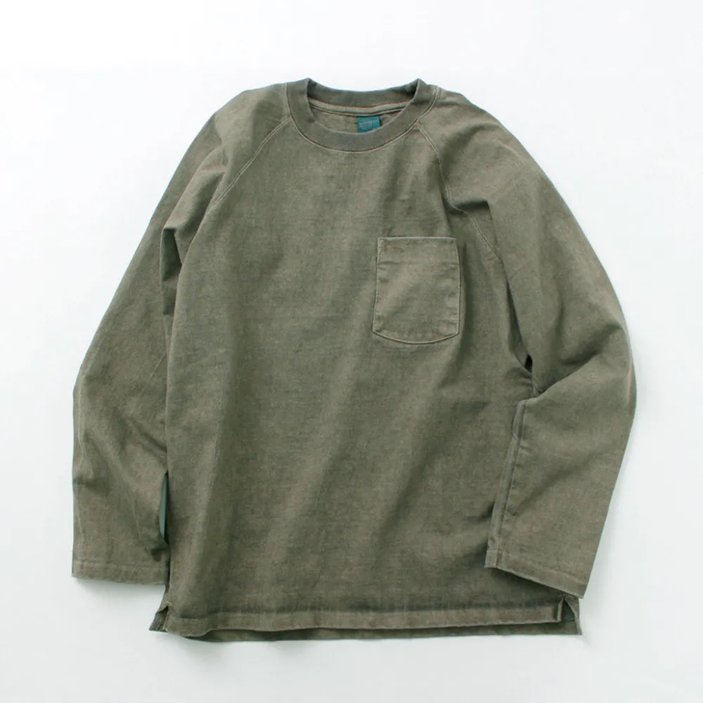 GOOD ON T-Shirts^/ Heavy Raglan Pocket T-Shirt Long Sleeve