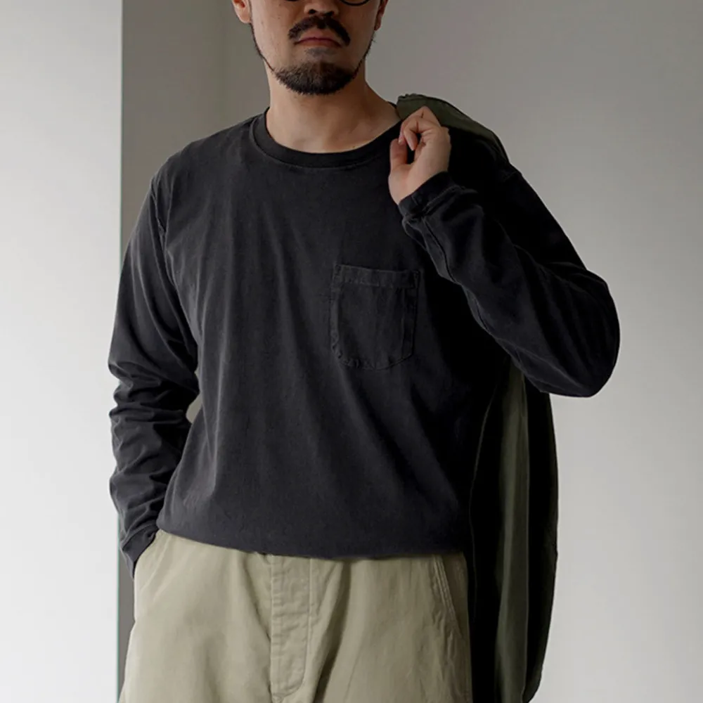 GOOD ON T-Shirts^/ Long Sleeve Pocket Crew T-Shirt