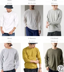 GOOD ON T-Shirts^/ Long Sleeve Pocket Crew T-Shirt