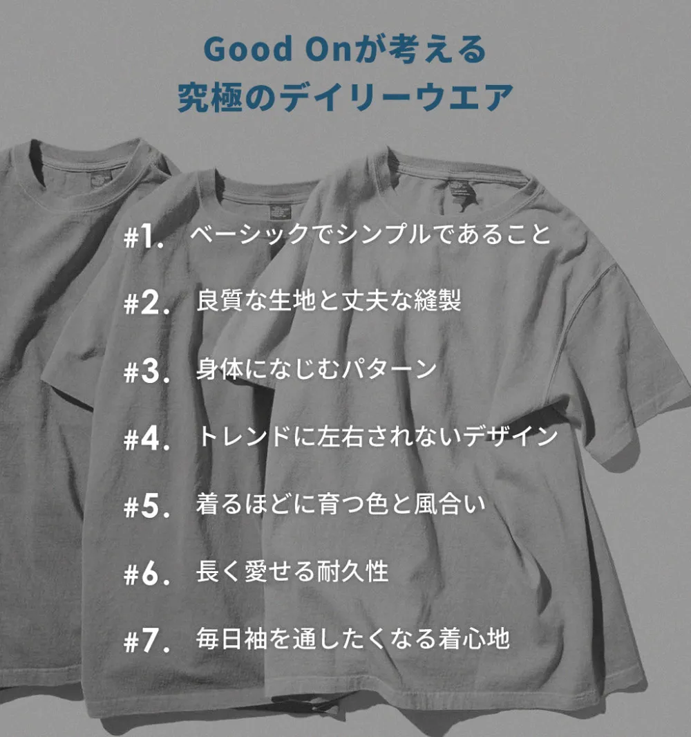 GOOD ON T-Shirts^/ Long Sleeve Pocket Crew T-Shirt