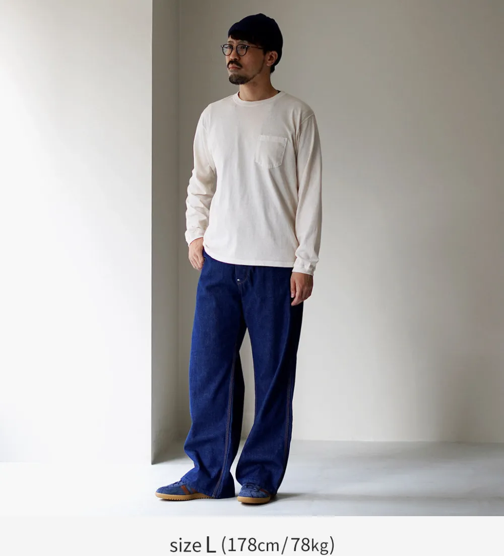 GOOD ON T-Shirts^/ Long Sleeve Pocket Crew T-Shirt