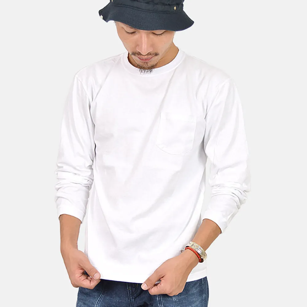 GOOD ON T-Shirts^/ Long Sleeve Pocket Crew T-Shirt