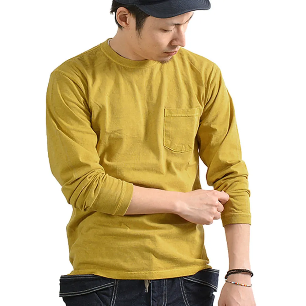 GOOD ON T-Shirts^/ Long Sleeve Pocket Crew T-Shirt
