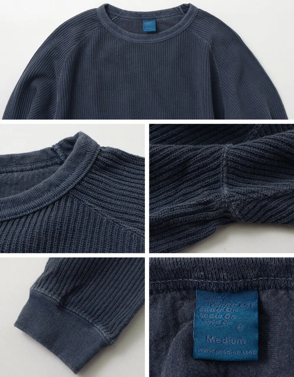 GOOD ON T-Shirts^/ Long sleeve rib knit