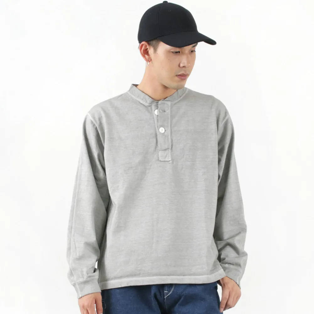 GOOD ON T-Shirts^/ L/S heavy henley T
