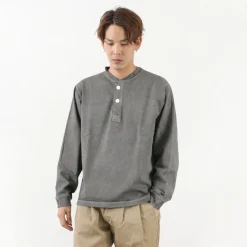 GOOD ON T-Shirts^/ L/S heavy henley T