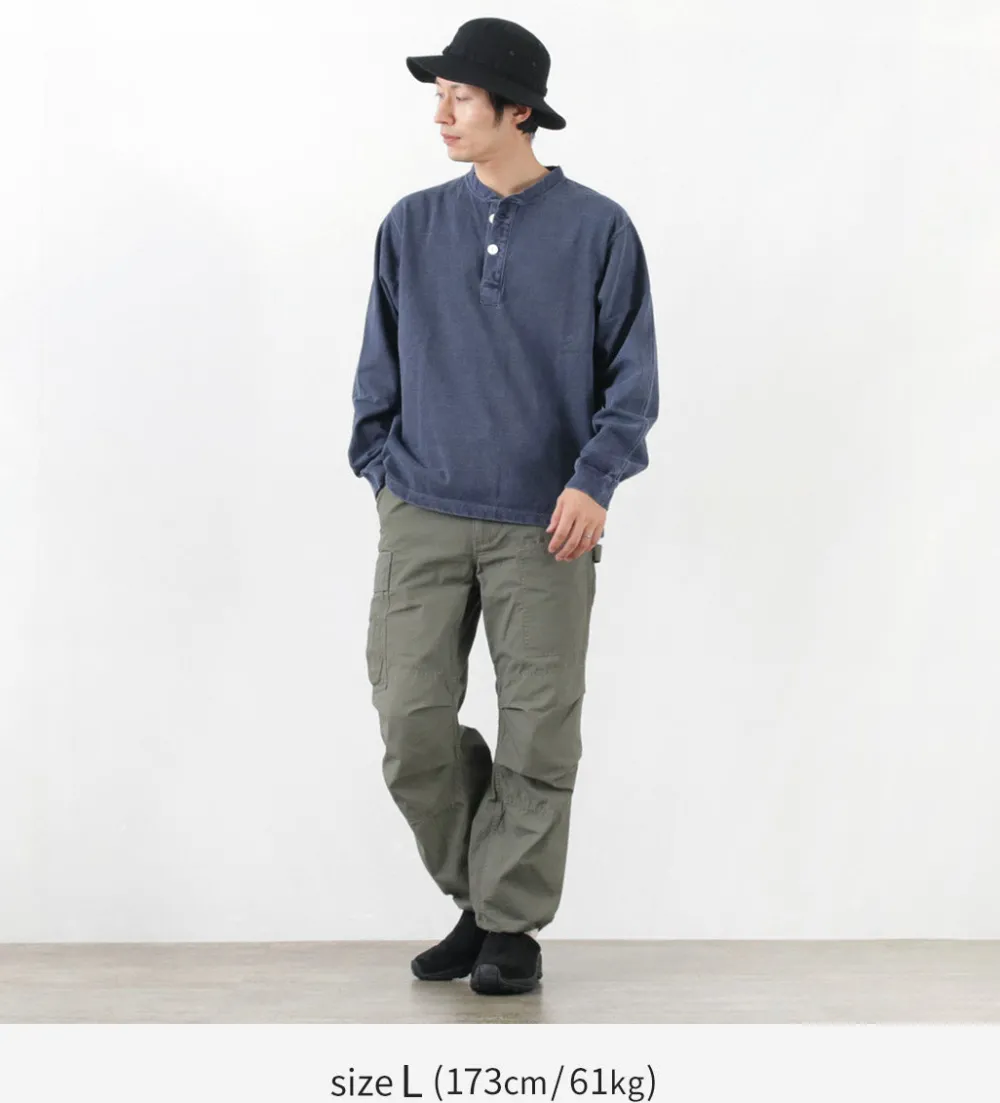 GOOD ON T-Shirts^/ L/S heavy henley T