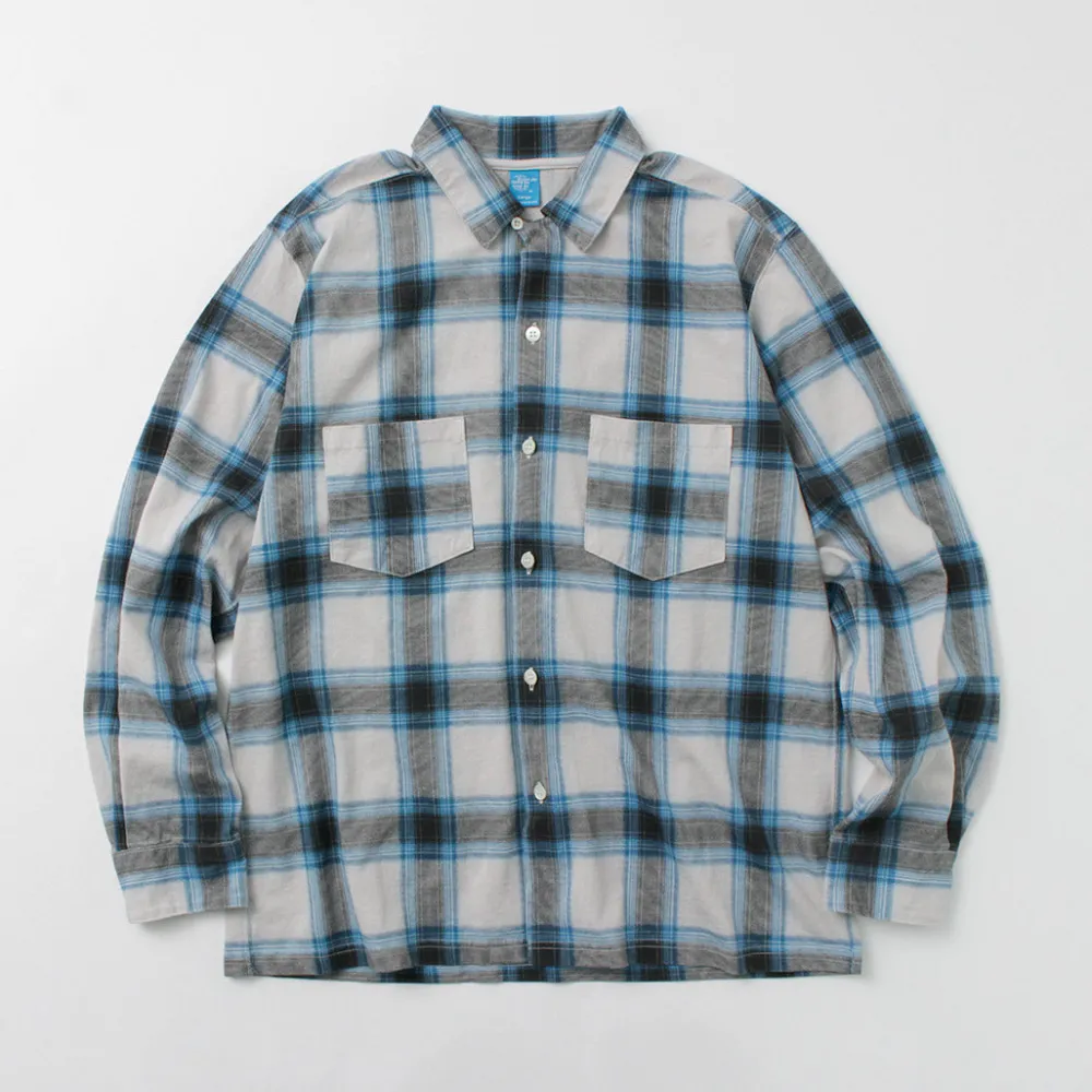 GOOD ON Shirts^/ Ombre Long Sleeve Open Shirt