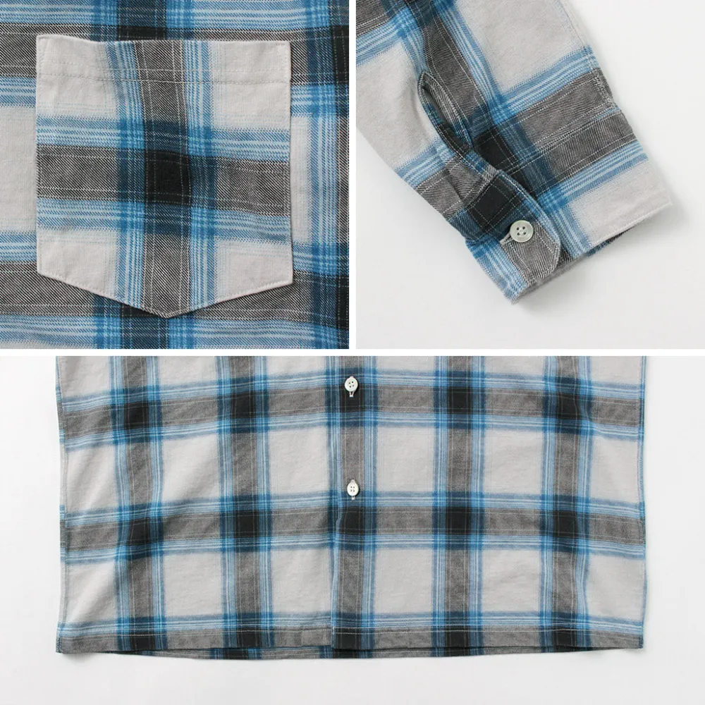 GOOD ON Shirts^/ Ombre Long Sleeve Open Shirt