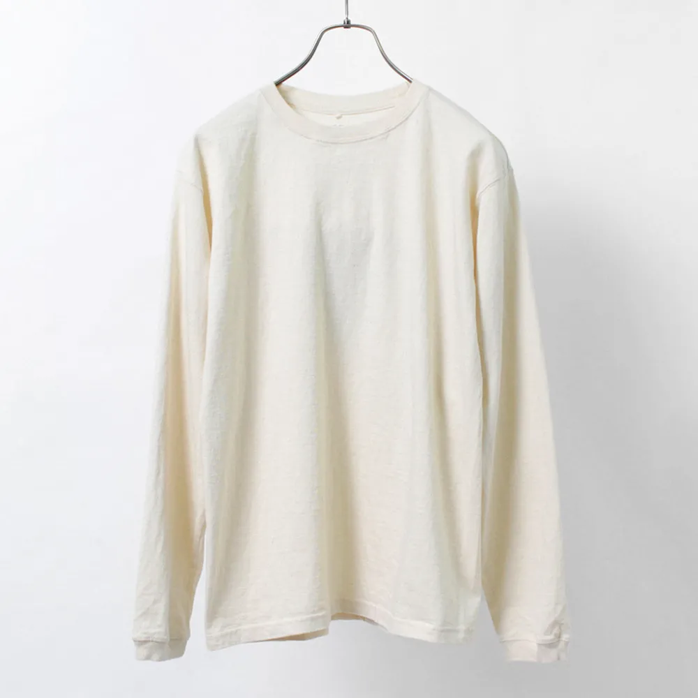GOOD ON T-Shirts^/ Organic long sleeve crew neck t-shirt