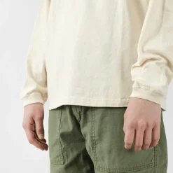 GOOD ON T-Shirts^/ Organic long sleeve crew neck t-shirt