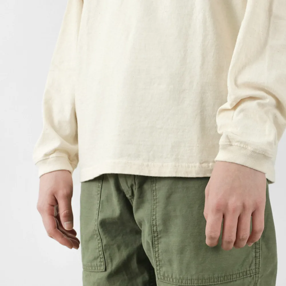 GOOD ON T-Shirts^/ Organic long sleeve crew neck t-shirt